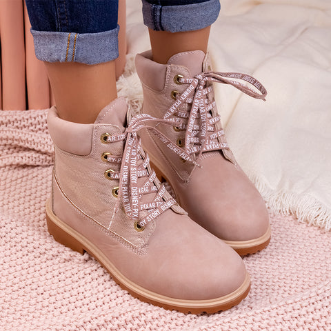 Bocanci dama Amika - Pink