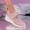Pantofi sport cu platforma Eliana - Pink