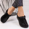 Papuci dama cu platforma Adela - Black