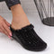 Papuci dama cu platforma Adela - Black