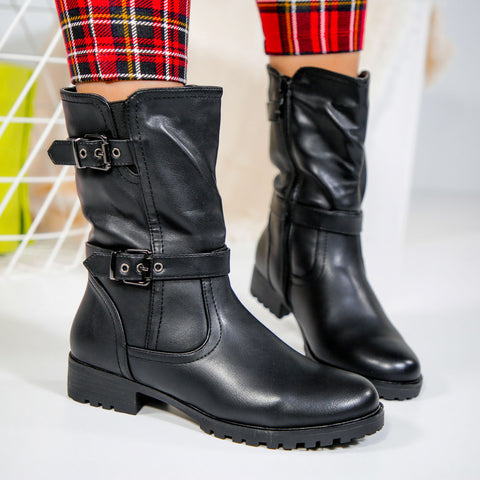 Cizme dama Rozalina - Black » MoXo Romania