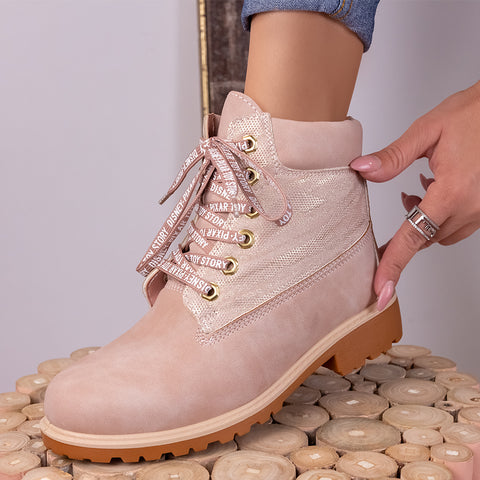 Bocanci dama Amika - Pink