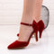 Pantofi dama cu toc Adena - Red