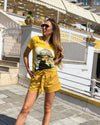 Tricou dama KARIN- Yellow » MoXo Romania