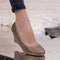 Pantofi dama cu platforma Goldie - Khaki