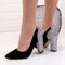 Pantofi dama cu toc Omaya - Silver