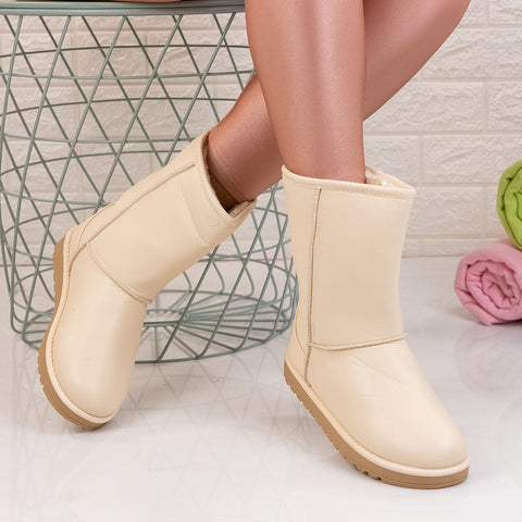 Ghete dama Prea - Beige