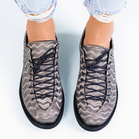 Pantofi Dama Aria-Silver