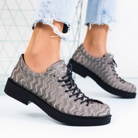 Pantofi Dama Aria-Silver