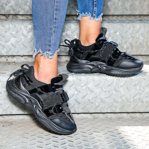Adidasi Dama Marta - Black » MoXo Romania