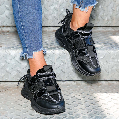 Adidasi Dama Marta - Black » MoXo Romania