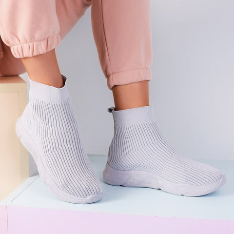Adidasi dama Aurora-Gray » MoXo Romania