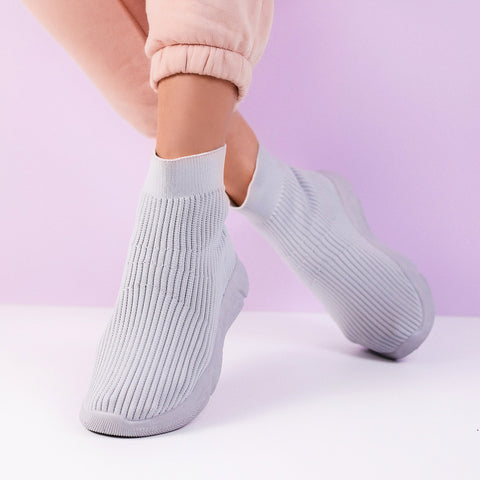 Adidasi dama Aurora-Gray » MoXo Romania