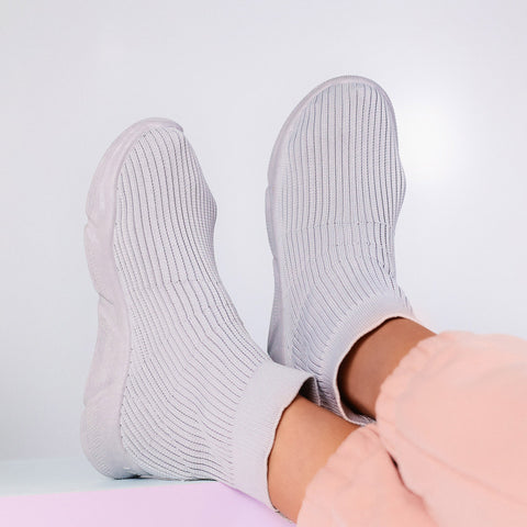 Adidasi dama Aurora-Gray » MoXo Romania