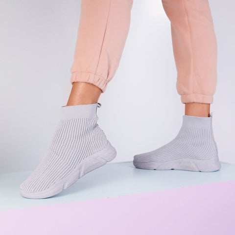 Adidasi dama Aurora-Gray » MoXo Romania