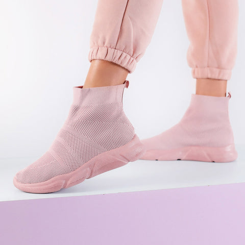 Adidasi dama Aurora-Pink » MoXo Romania