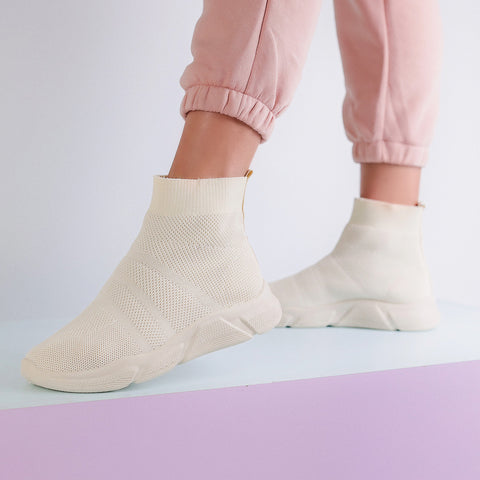 Adidasi dama Aurora-Apricot » MoXo Romania