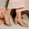 Sandale dama cu toc Chantelle - Pink » MoXo Romania