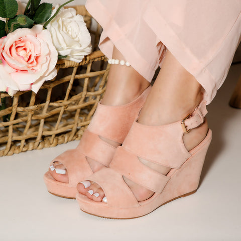 Sandale dama cu platforma-ODI-PINK » MoXo Romania
