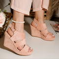 Sandale dama cu platforma-ODI-PINK » MoXo Romania