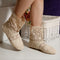 Cizme dama Yollita Mid  - Beige » MoXo Romania