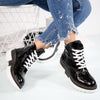 Ghete Dama Agnes - Black/White » MoXo Romania