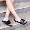 Papuci dama Pety-black