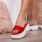 Papuci dama Elvana-Red
