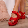 Sandale dama Alina - red