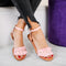 Sandale dama joase Moni - Pink