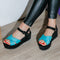 Sandale Dama Platforma Cora Blue » MoXo Romania