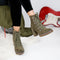 Ghete dama cu toc Carolina - Olive » MoXo Romania