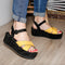 Sandale Dama Platforma Cora Yellow » MoXo Romania