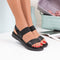 Sandale dama joase Kara - Black
