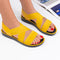 Sandale dama joase Alis - Yellow