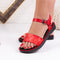 Sandale dama joase Amelia - Red