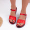 Sandale dama joase Amelia - Red