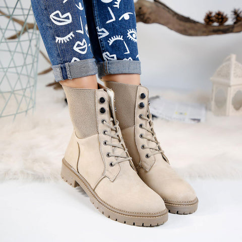 Ghete dama Natally - Beige » MoXo Romania