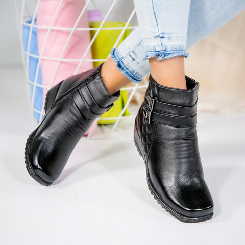 Cizme scurte dama Irina - Black » MoXo Romania