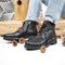Ghete barbati - piele naturala - Simon - Black » MoXo Romania