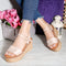 Sandale Dama Platforma Adeline Beige » MoXo Romania