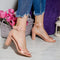 Sandale dama cu toc Chantelle - Pink » MoXo Romania