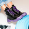 Ghete dama Steffy - Black/Purple » MoXo Romania