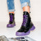 Ghete dama Steffy - Black/Purple » MoXo Romania