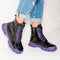 Ghete dama Steffy - Black/Purple » MoXo Romania