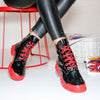 Ghete dama Steffy - Black/Red » MoXo Romania