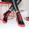 Ghete dama Steffy - Black/Red » MoXo Romania