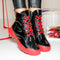 Ghete dama Steffy - Black/Red » MoXo Romania