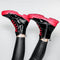 Ghete dama Steffy - Black/Red » MoXo Romania
