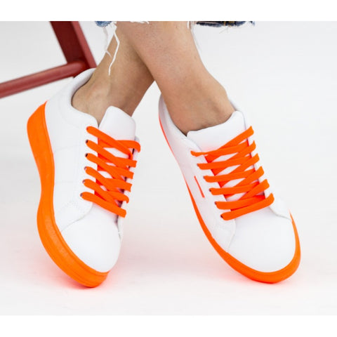 Tenisi Dama Rita - WHITE-ORANGE » MoXo Romania